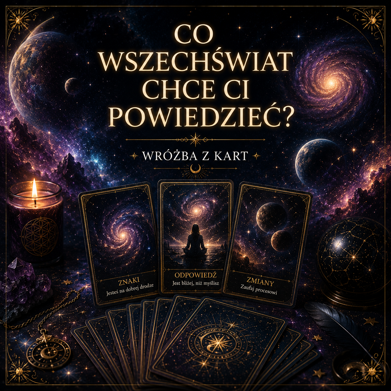 Co wszechświat chce Ci powiedzieć? ✨ Wróżba z kart