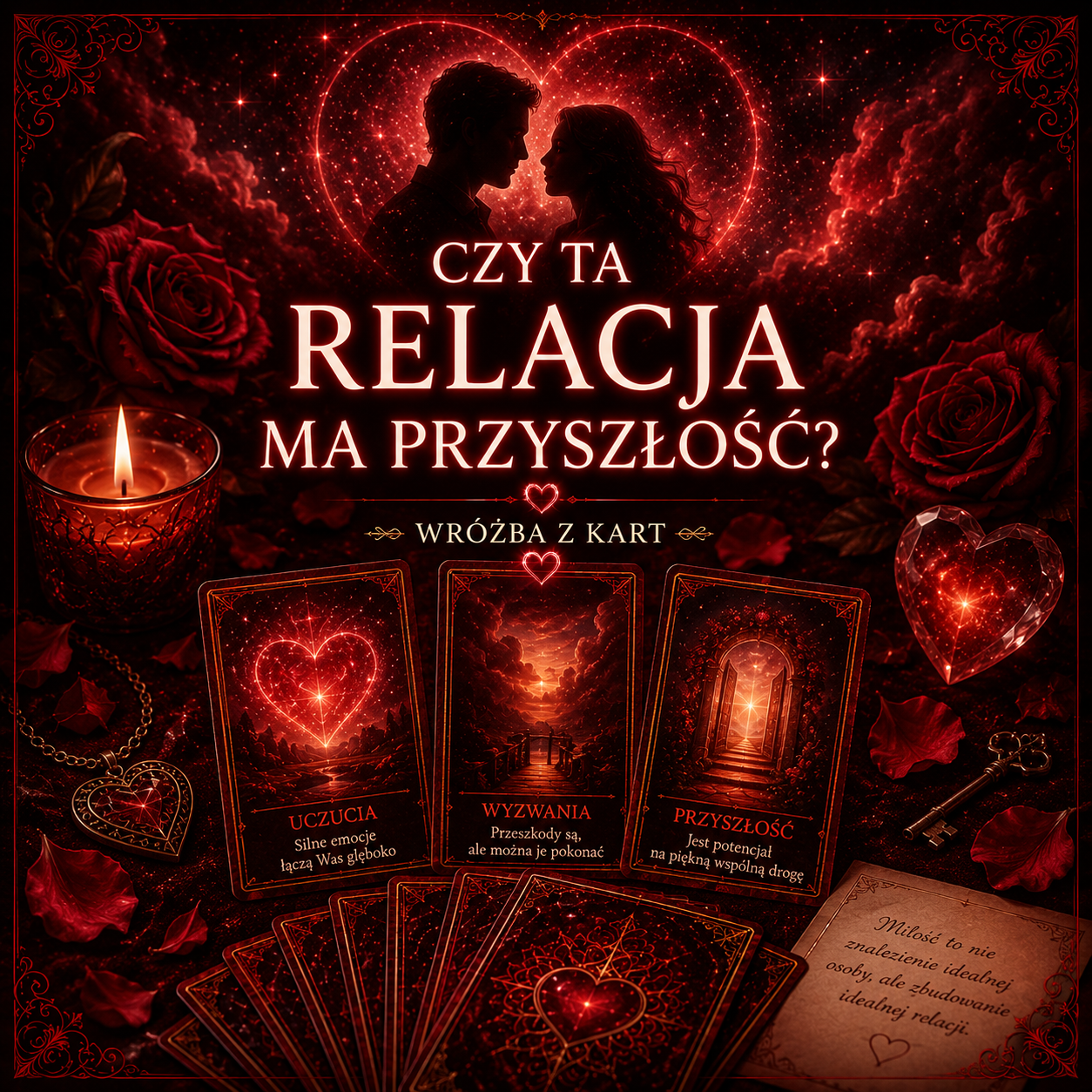 Czy ta relacja ma przyszłość? 💖 Wróżba z kart