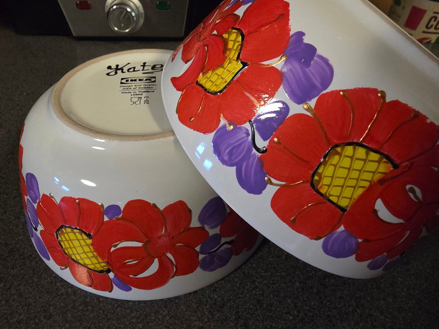 Komplet 2 miseczek – ręcznie malowana porcelana