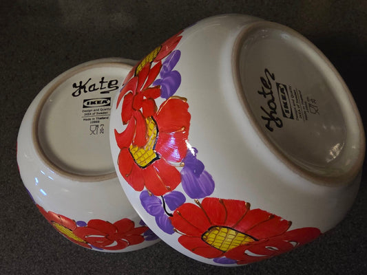 Komplet 2 miseczek – ręcznie malowana porcelana